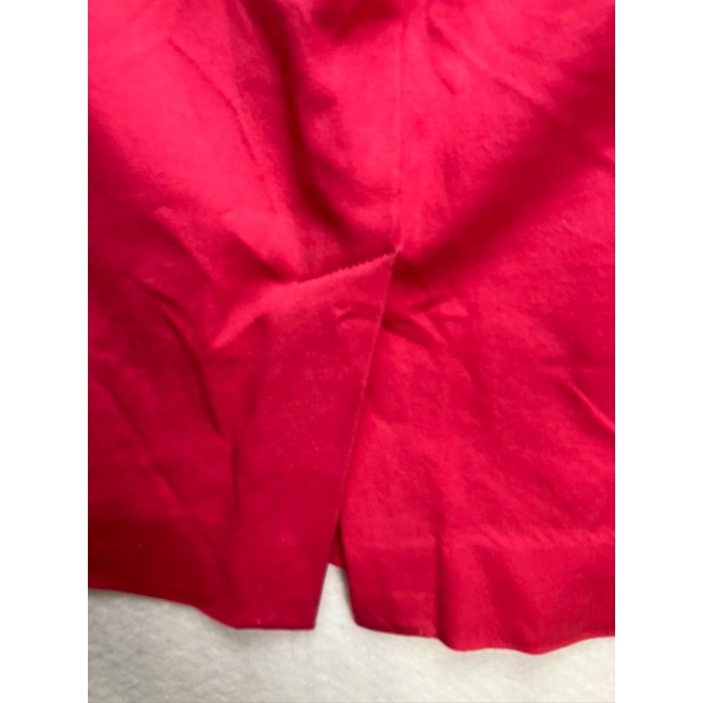 BANANA REPUBLIC Womens Pencil Skirt Red Cotton Blend Size 10 Knee Length - Picture 7 of 9